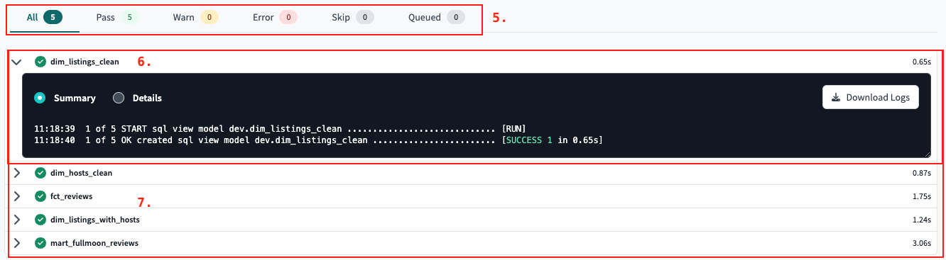 The Invocation History list displays a list of previous invocations in the IDE